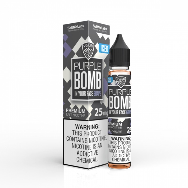Purple Bomb Ice By VGOD Salt Nic