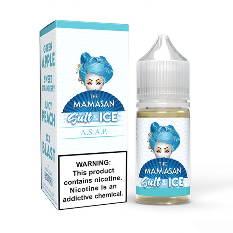 A.S.A.P. Ice (Apple Peach Strawberry Ice) by The Mamasan Salts Series | 30mL