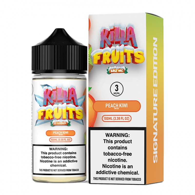 Peach Kiwi on Ice by Killa Fruits Signature TFN Series 100mL