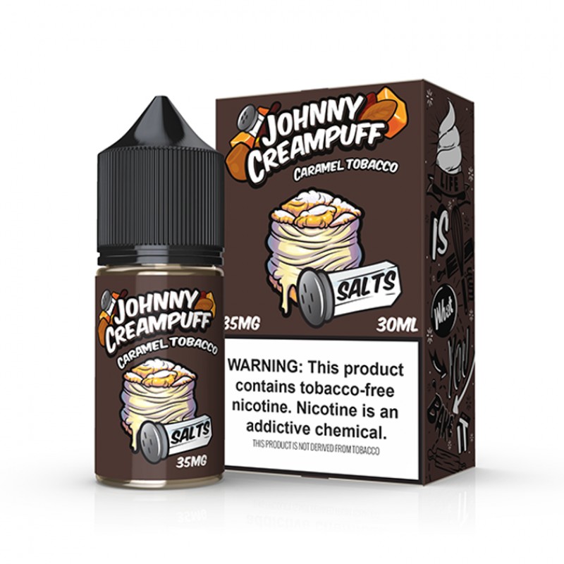 Caramel Tobacco by Tinted Brew ��� Johnny Creampuff TFN Salts Series 30mL