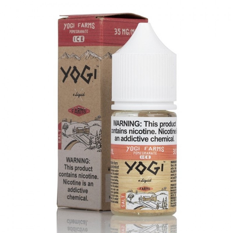 Pomegranate Ice By Yogi Farms Salt E-Liquid