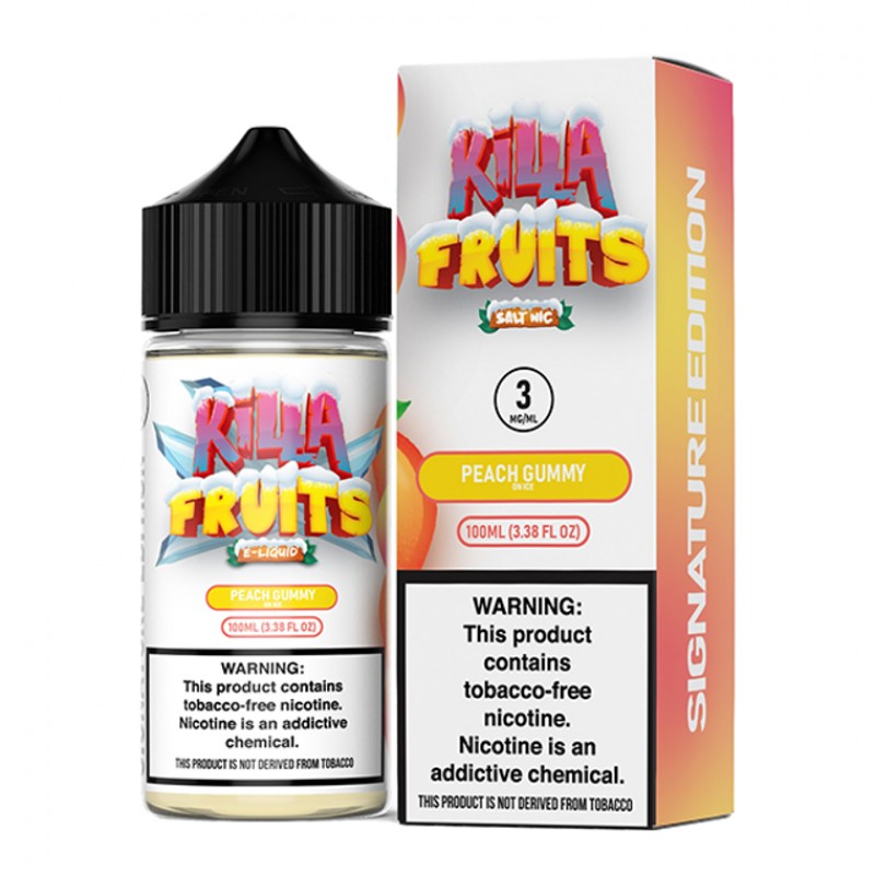 Peach Gummy on Ice by Killa Fruits Signature TFN Series 100mL