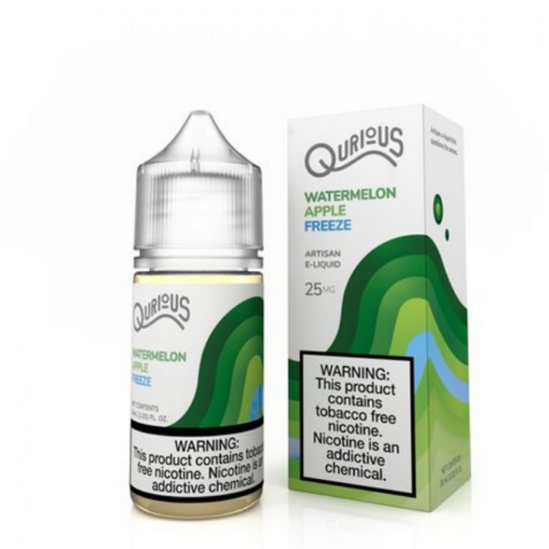 Watermelon Apple Freeze by Qurious Tobacco-Free Nicotine Salt Series E-Liquid