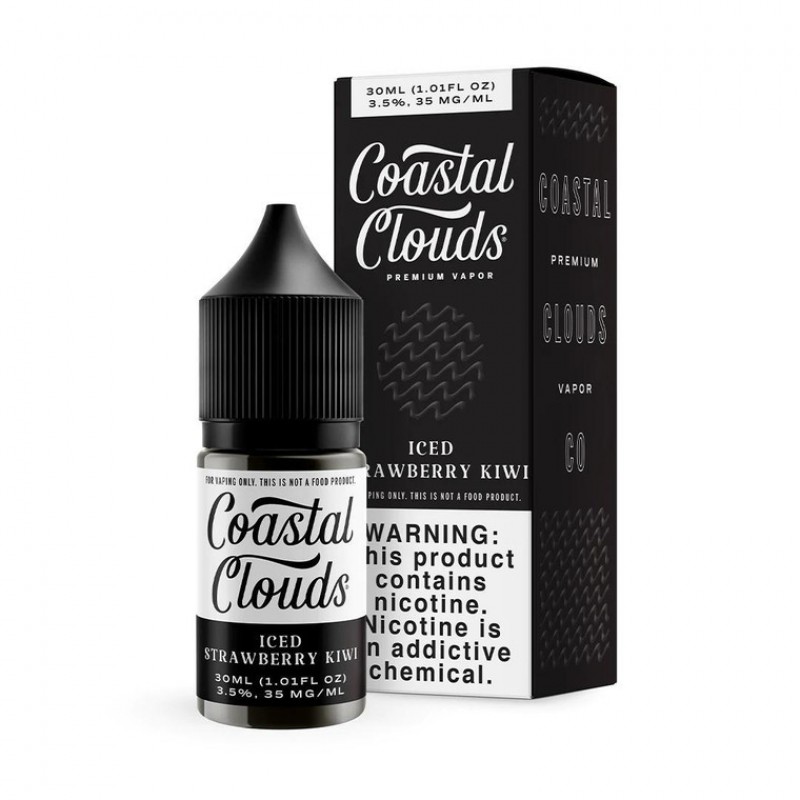 Iced Strawberry Kiwi by Coastal Clouds Salt TFN E- Liquid