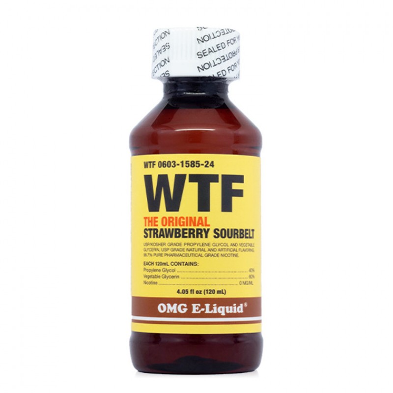 WTF by OMG E-Liquid (Old Packaging)