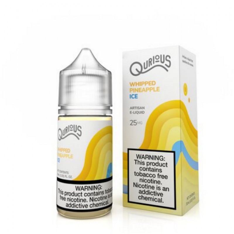 Whipped Pineapple Ice by Qurious Tobacco-Free Nicotine Salt Series E-Liquid