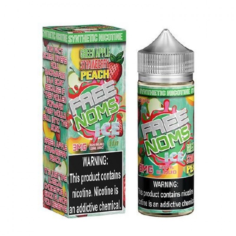 Icy Tart Green Apple Strawberry Peach by Freenoms 120ML