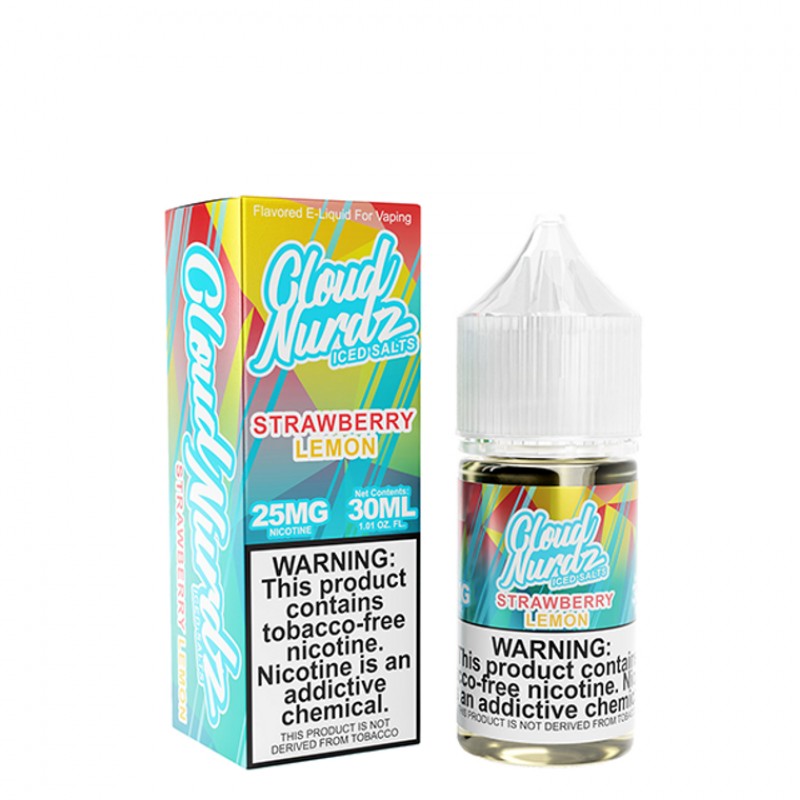 Iced Strawberry Lemon by Cloud Nurdz TFN Salts E-Liquid