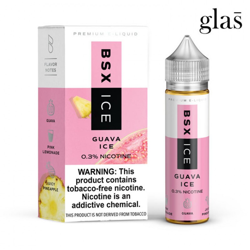 Guava Ice by GLAS BSX Tobacco-Free Nicotine Series E-Liquid
