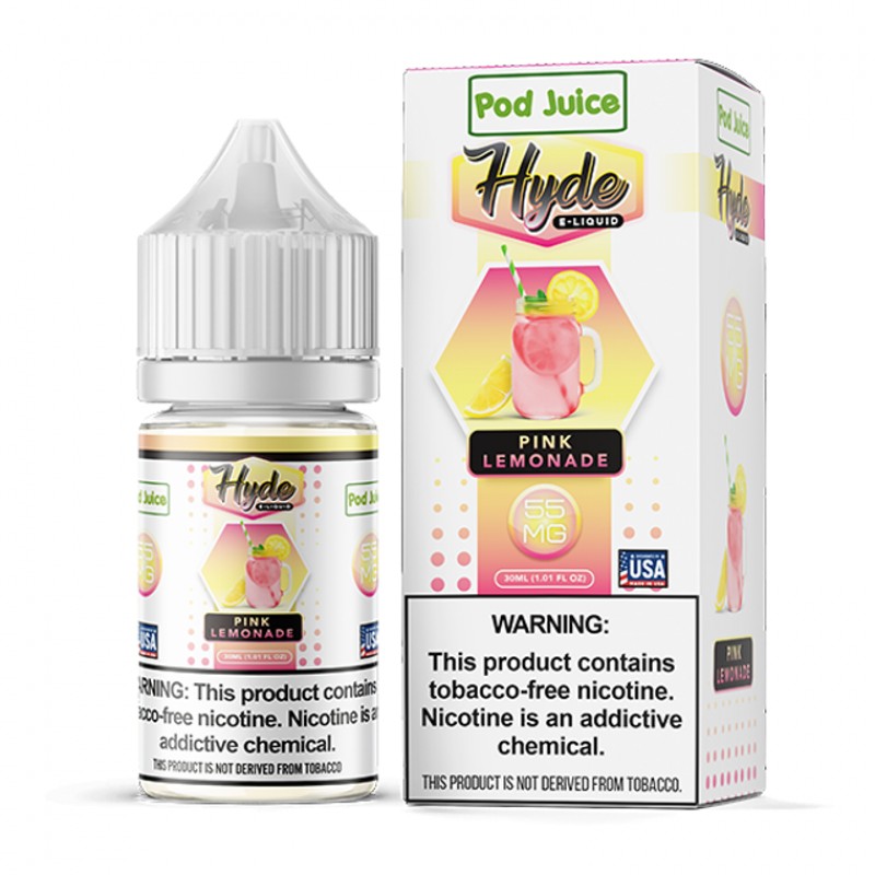 Pink Lemonade by Pod Juice - Hyde TFN Salt 30mL