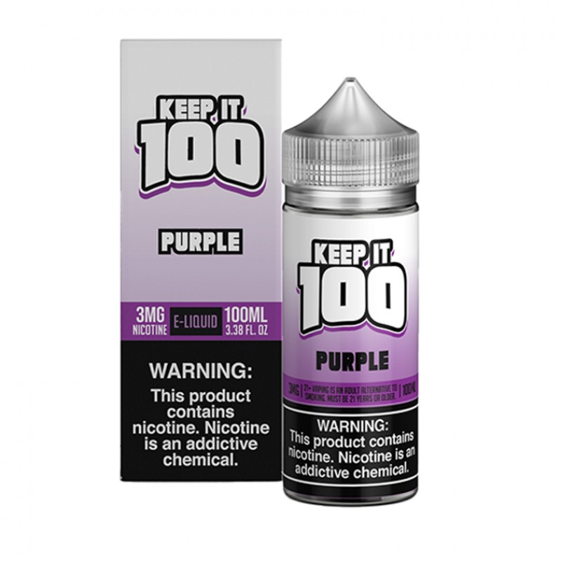 Purple by Keep It 100 Tobacco-Free Nicotine Series
