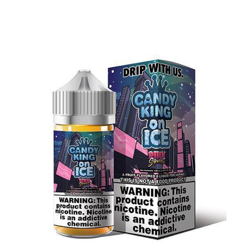Pink Squares Ice by Candy King On Ice E-Liquid