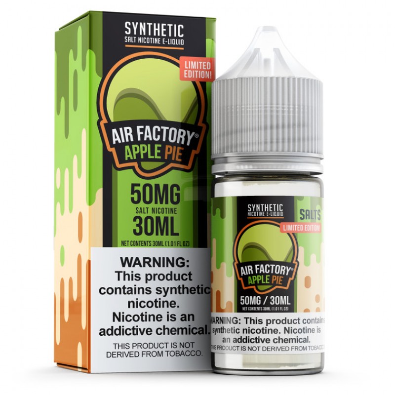 Limited Edition Dutch Apple (Apple Pie) by Air Factory Salt Tobacco-Free Nicotine Series E-Liquid