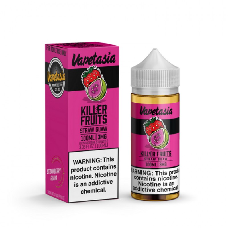 Killer Fruits Straw Guaw by Vapetasia Tobacco-Free Nicotine Series E-Liquid