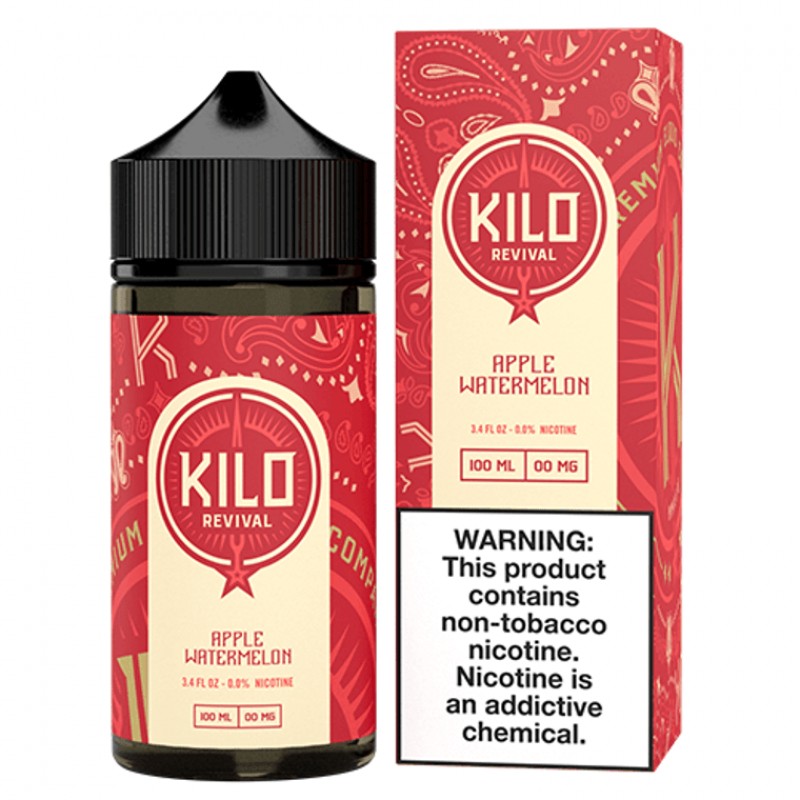 Apple Watermelon by Kilo Revival Tobacco-Free Nicotine E-Liquid