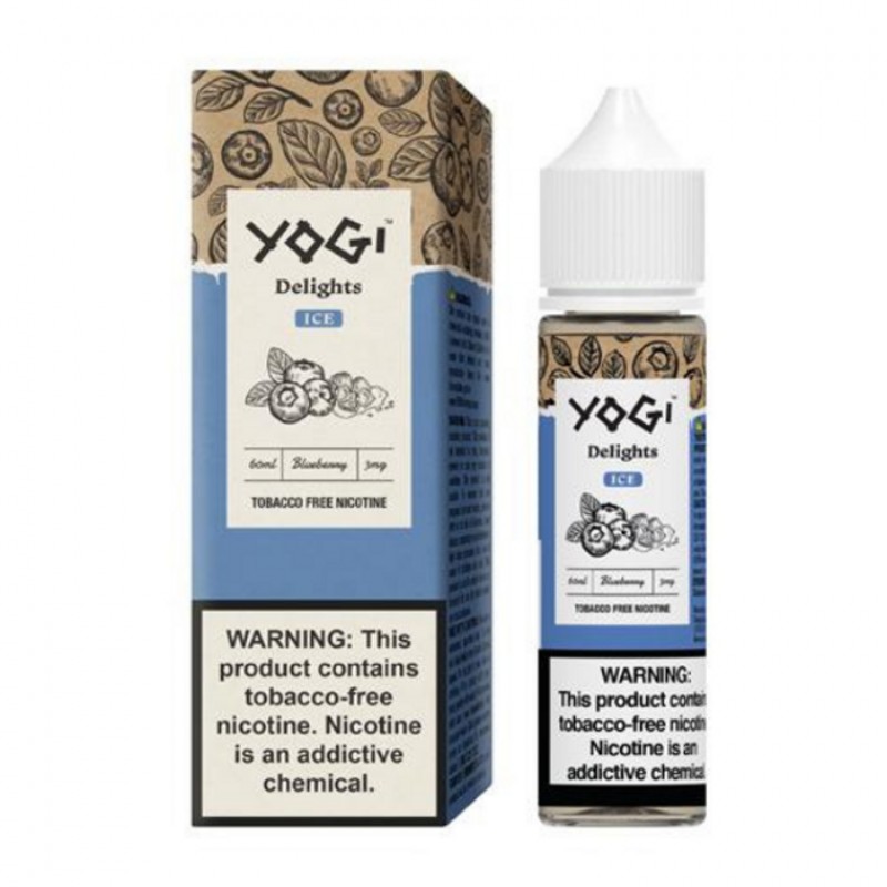 Blueberry Ice by Yogi Delights Tobacco-Free Nicotine Series E-Liquid