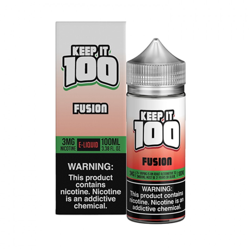 Fusion by Keep It 100 Tobacco-Free Nicotine Series E-Liquid