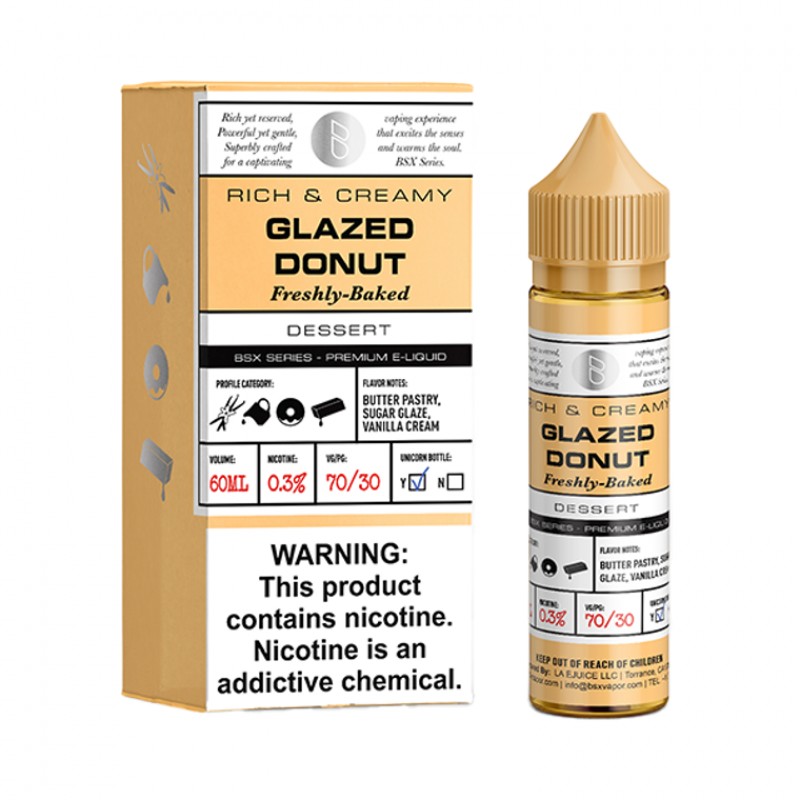 GLAS BSX Series Tobacco-Free Nicotine E-Liquid - Glazed Donut