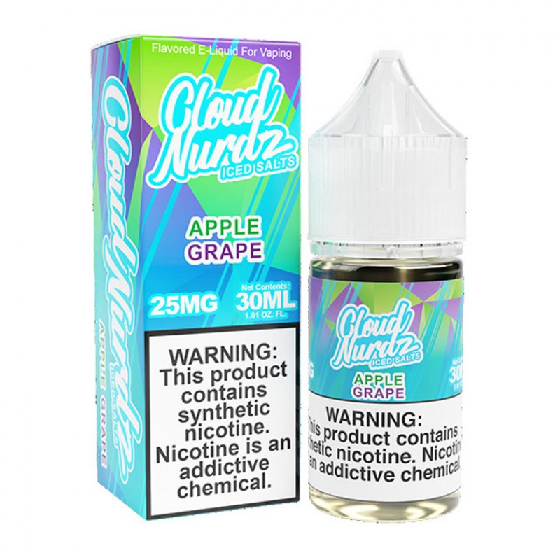 Iced Grape Apple by Cloud Nurdz TFN Salts E-Liquid