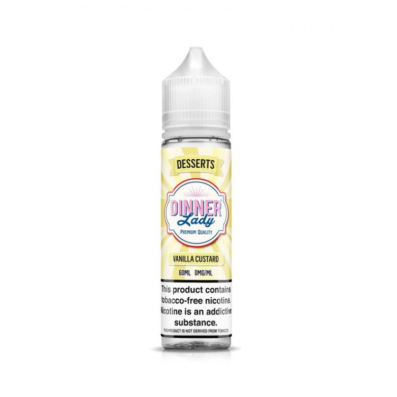 Vanilla Custard by Dinner Lady Tobacco-Free Nicotine Series E-Liquid