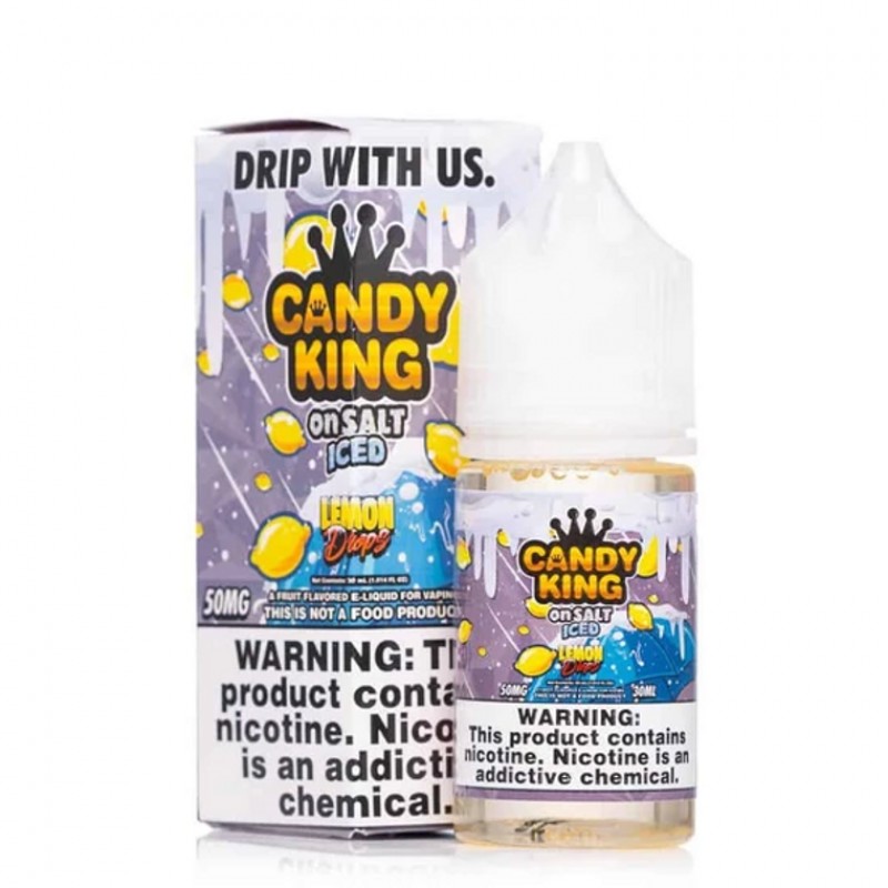 Lemon Drops By Candy King On Salt ICED E-Liquid