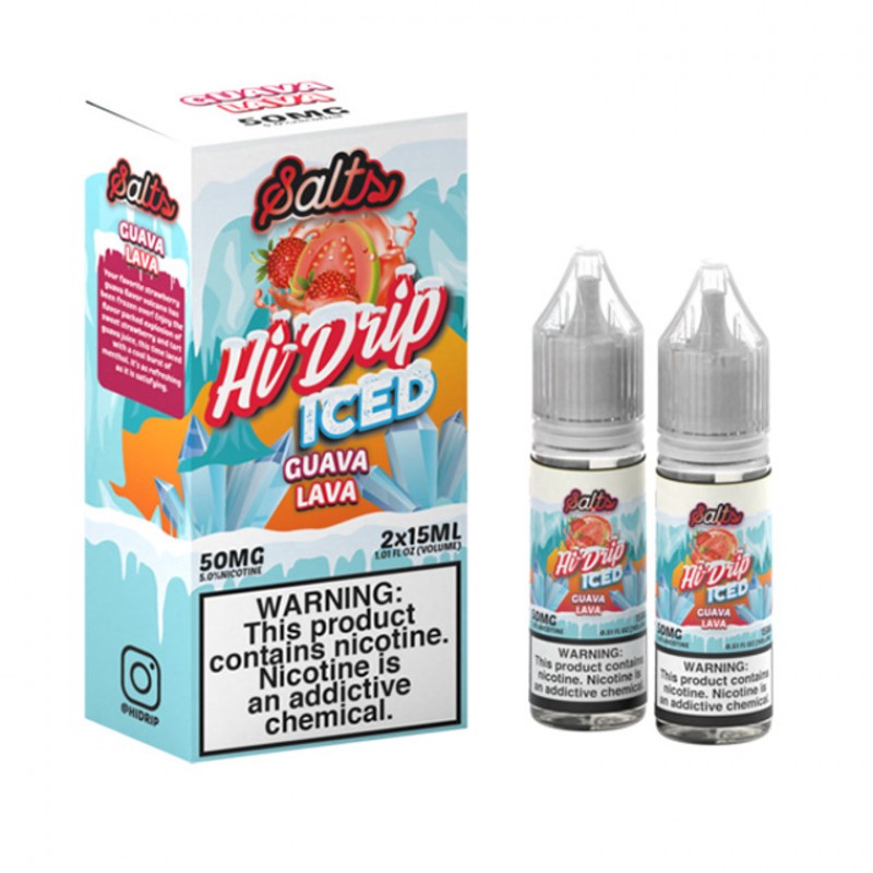 Guava Lava ICED Salts By Hi-Drip E-Liquid