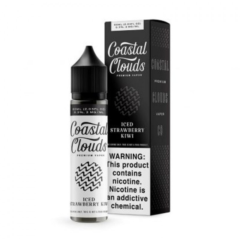 Iced Strawberry Kiwi by Coastal Clouds TFN E- Liquid