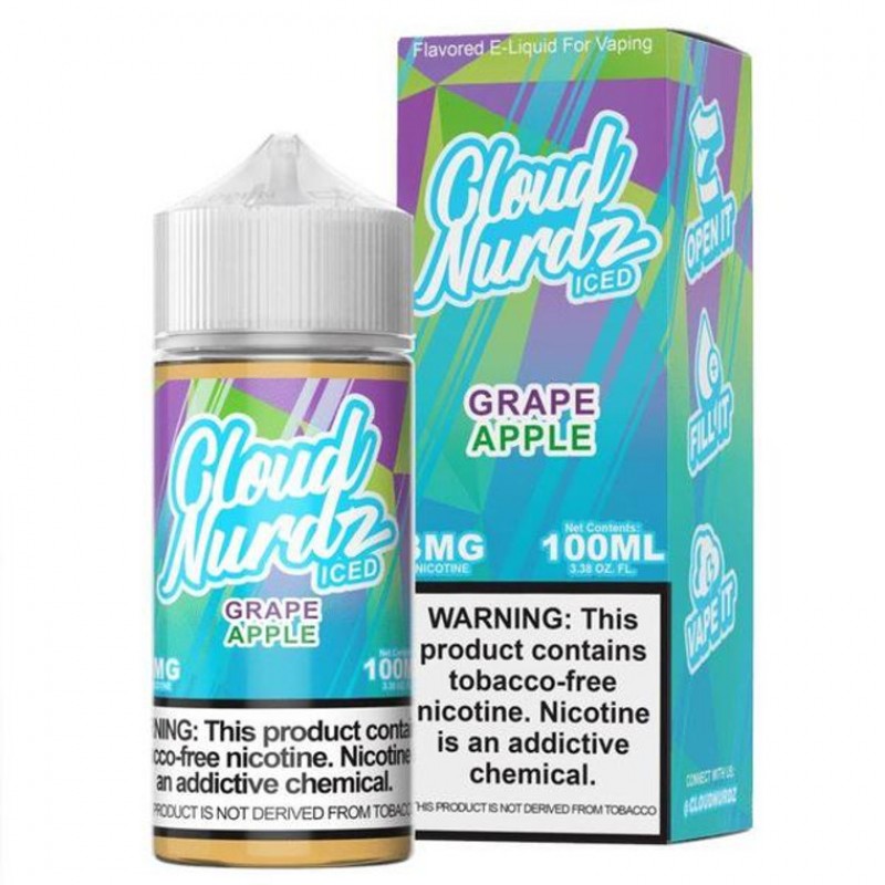 Grape Apple Iced by Cloud Nurdz Ice TFN E-Liquid