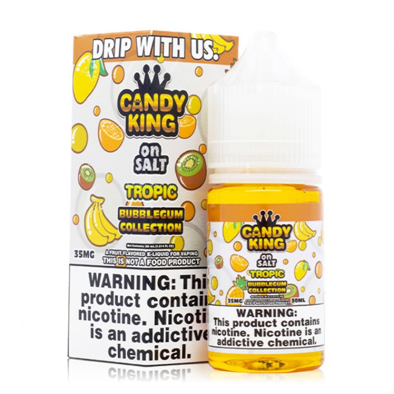 Tropic By Candy King Bubblegum Salt E-Liquid