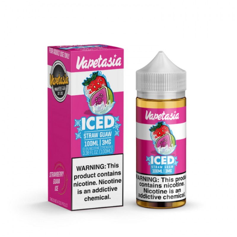 Killer Fruits Straw Guaw Iced by Vapetasia Tobacco-Free Nicotine Series E-Liquid