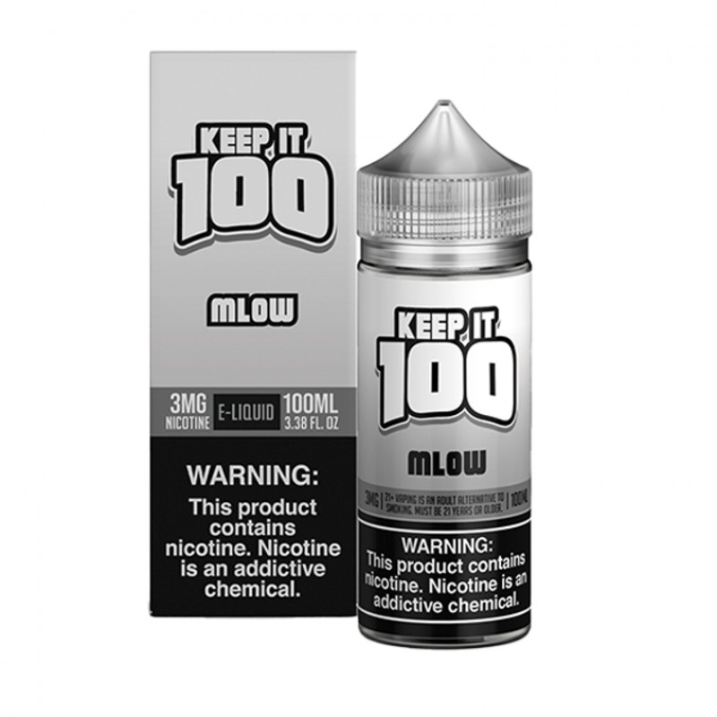 Mlow by Keep It 100 Tobacco-Free Nicotine Series E-Liquid