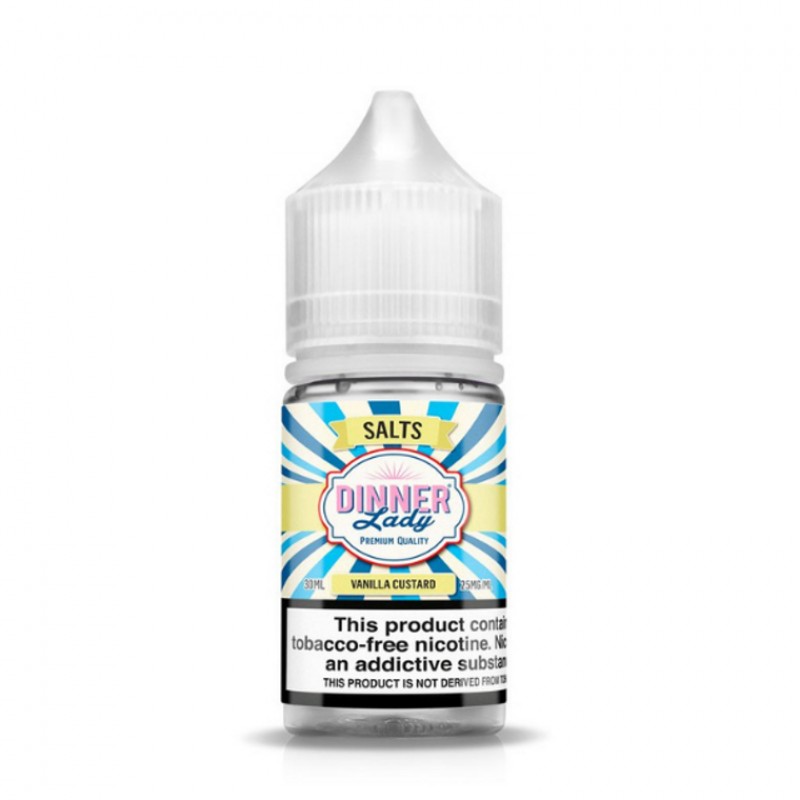 Vanilla Custard by Dinner Lady Tobacco-Free Nicotine Salt Series E-Liquid