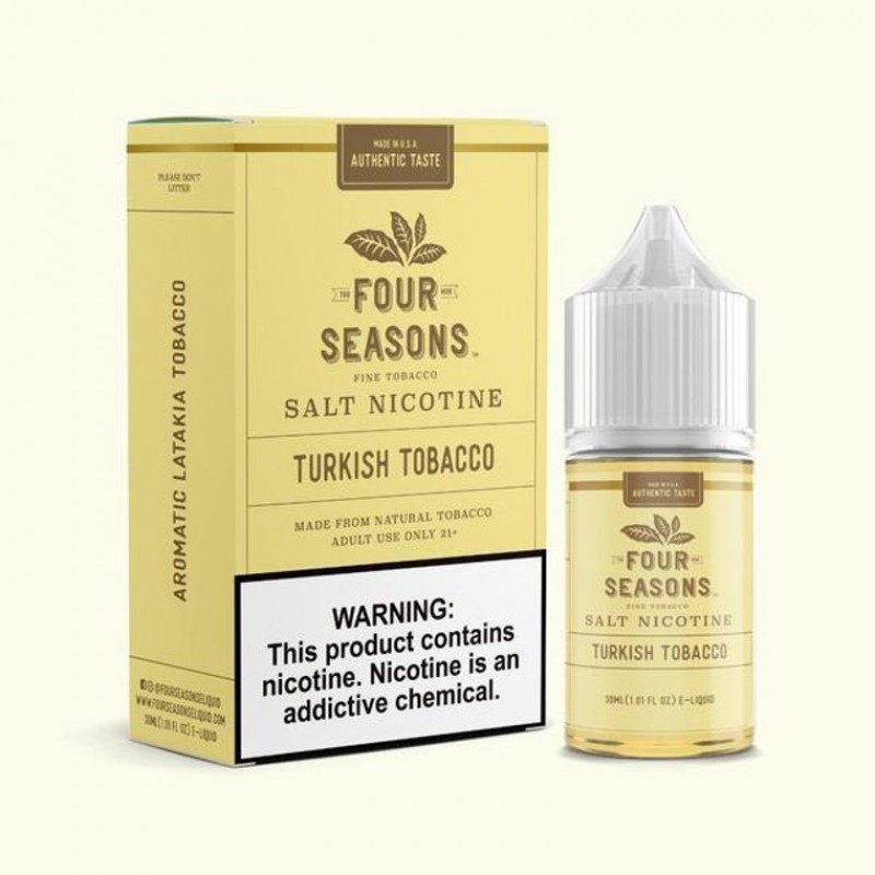 Turkish Tobacco by Four Seasons Salts Series | 30mL