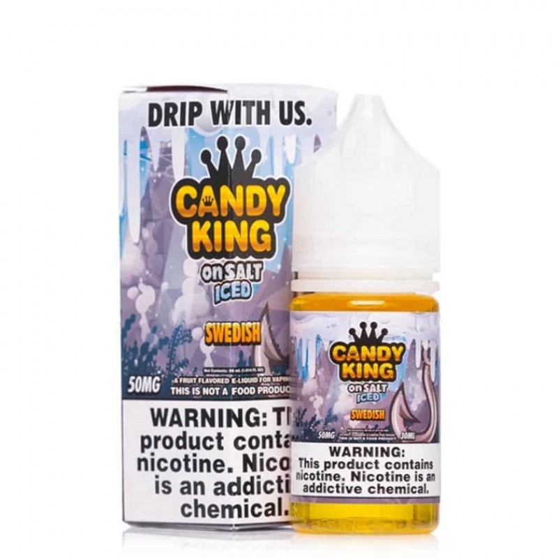 Swedish By Candy King On Salt ICED E-Liquid