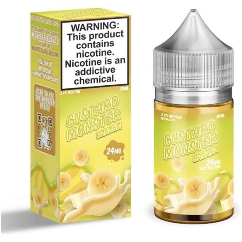 Banana Custard By Custard Monster Salts E-Liquid