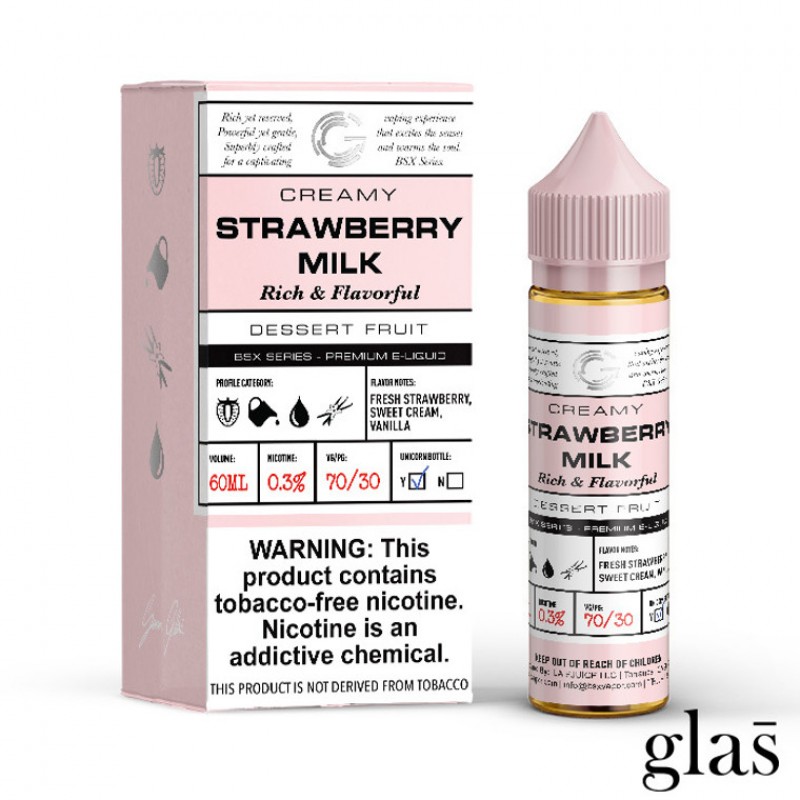 Strawberry milk by GLAS BSX E-Liquid