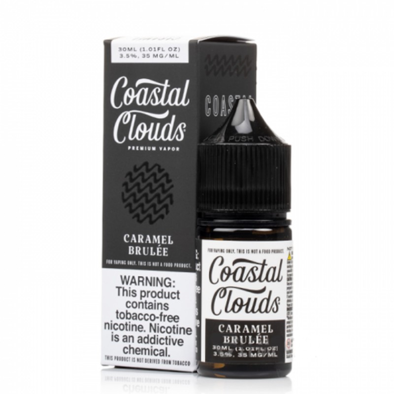 Caramel Brulee by Coastal Clouds Salt TFN E- Liquid