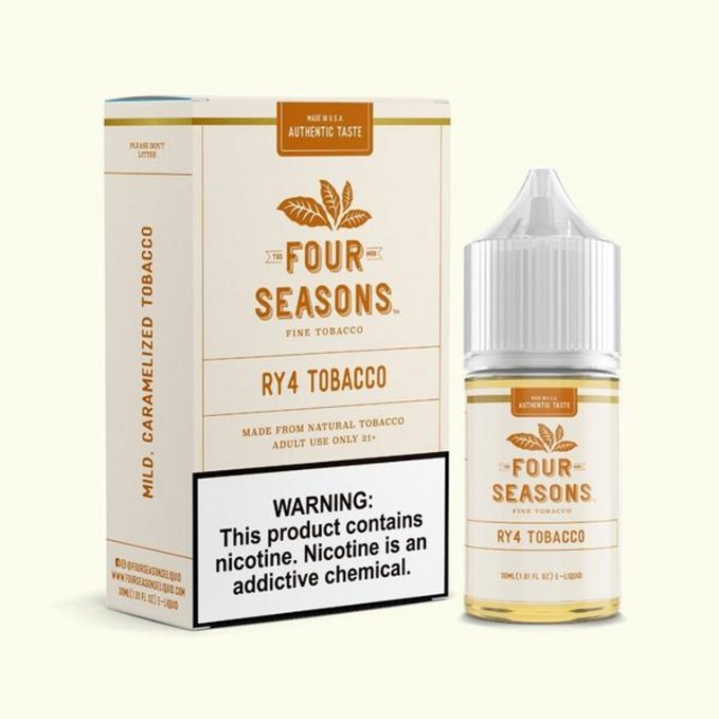 RY4 Tobacco by Four Seasons Free Base Series | 30mL