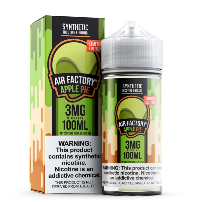 "Limited Edition" Dutch Apple (Apple Pie) by Air Factory Tobacco-Free Nicotine Series E-Liquid