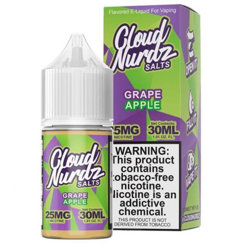 Grape Apple by Cloud Nurdz TFN Salts E-Liquid