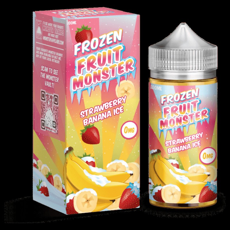 Strawberry Banana Ice by Jam Monster Series E-Liquid