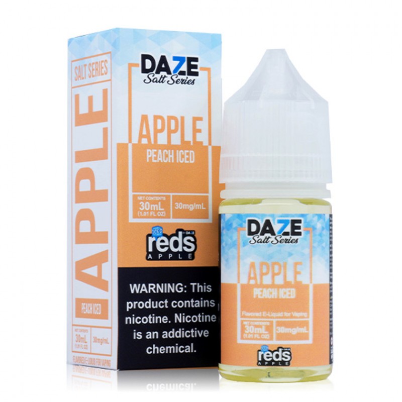 Reds Peach ICED by 7 Daze Salts E-Liquid