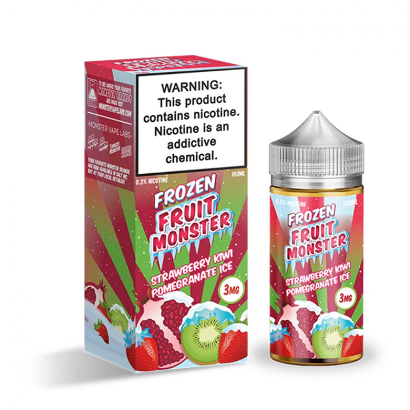 Strawberry Kiwi Pomegranate Ice By Frozen Fruit Monster E-Liquid