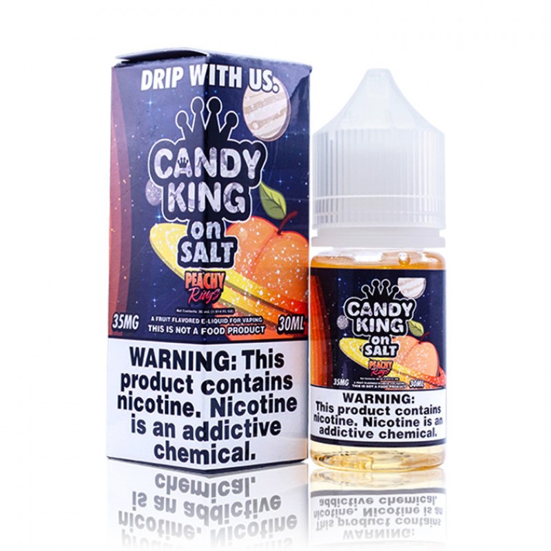 Peachy Rings By Candy King On Salt E-Liquid