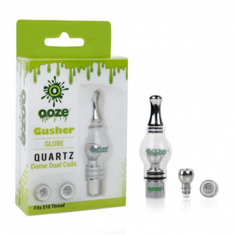 Ooze Gusher Glass Globe Atomizer - 3 Coils