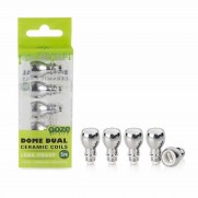 Ooze Dome Dual CERAMIC Coils | 5-Pack