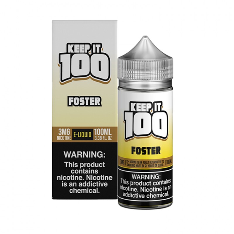 Foster by Keep It 100 Tobacco-Free Nicotine Series E-Liquid