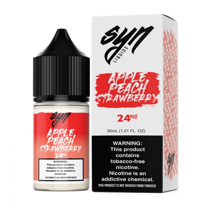 Apple Peach Strawberry by Syn Liquids Salt 30mL Series