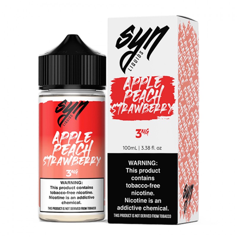 Apple Peach Strawberry by Syn Liquids 100mL Series