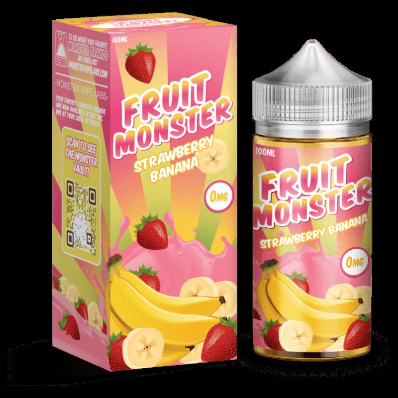 Strawberry Banana by Jam Monster Series E-Liquid